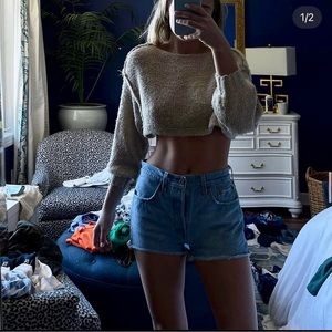 Levi’s 501 high rise jean shorts size 28